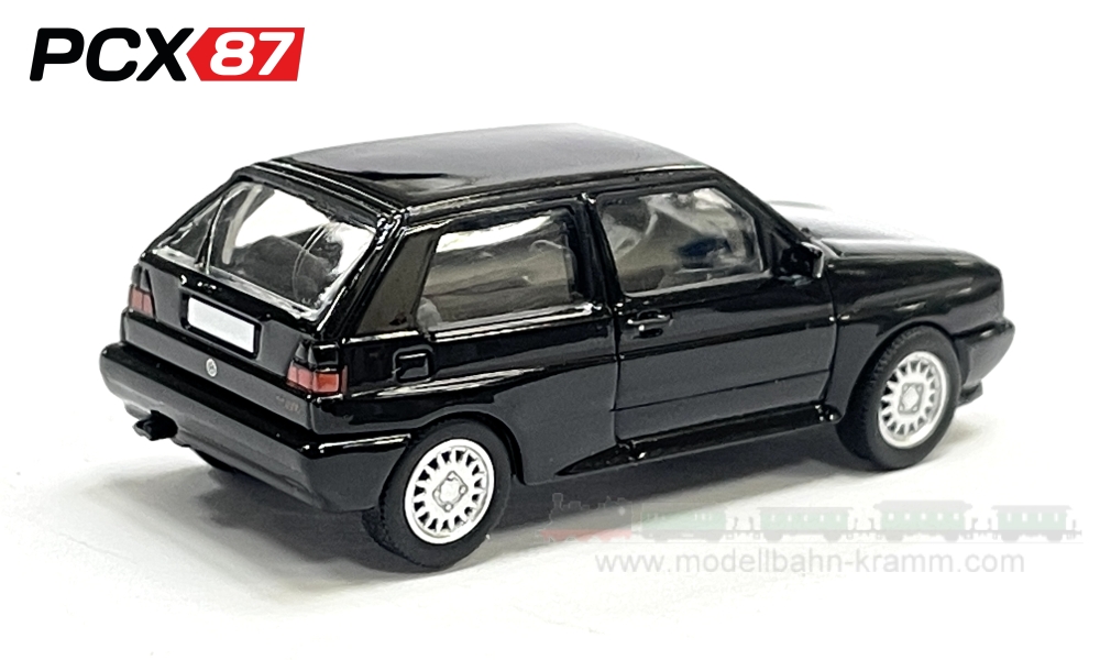 Brekina PCX870086, EAN 4052176544815: H0/1:87 VW Rallye Golf schwarz, 1989 (PCX)