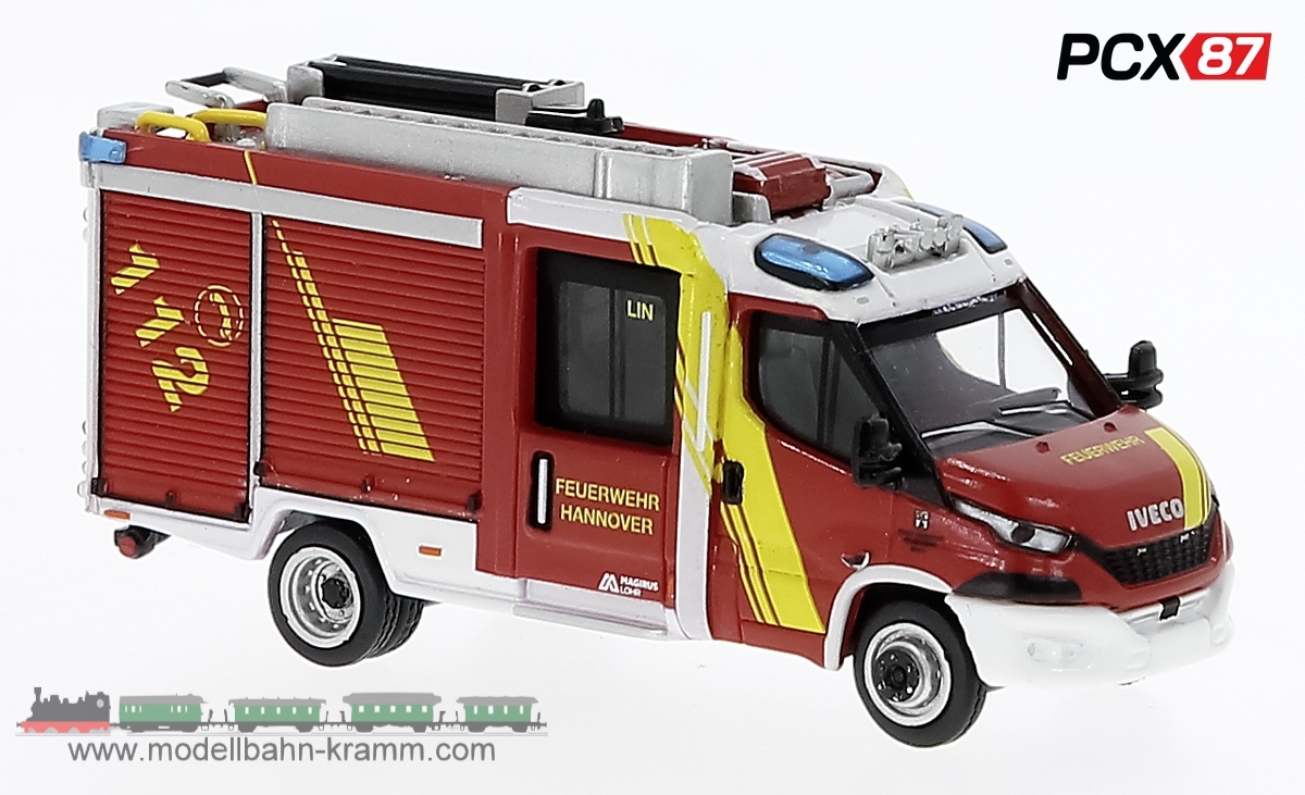 Brekina PCX870547, EAN 2000075619839: 1:87 Iveco Magirus Daily MLF, Feuerwehr Hannover, 2021