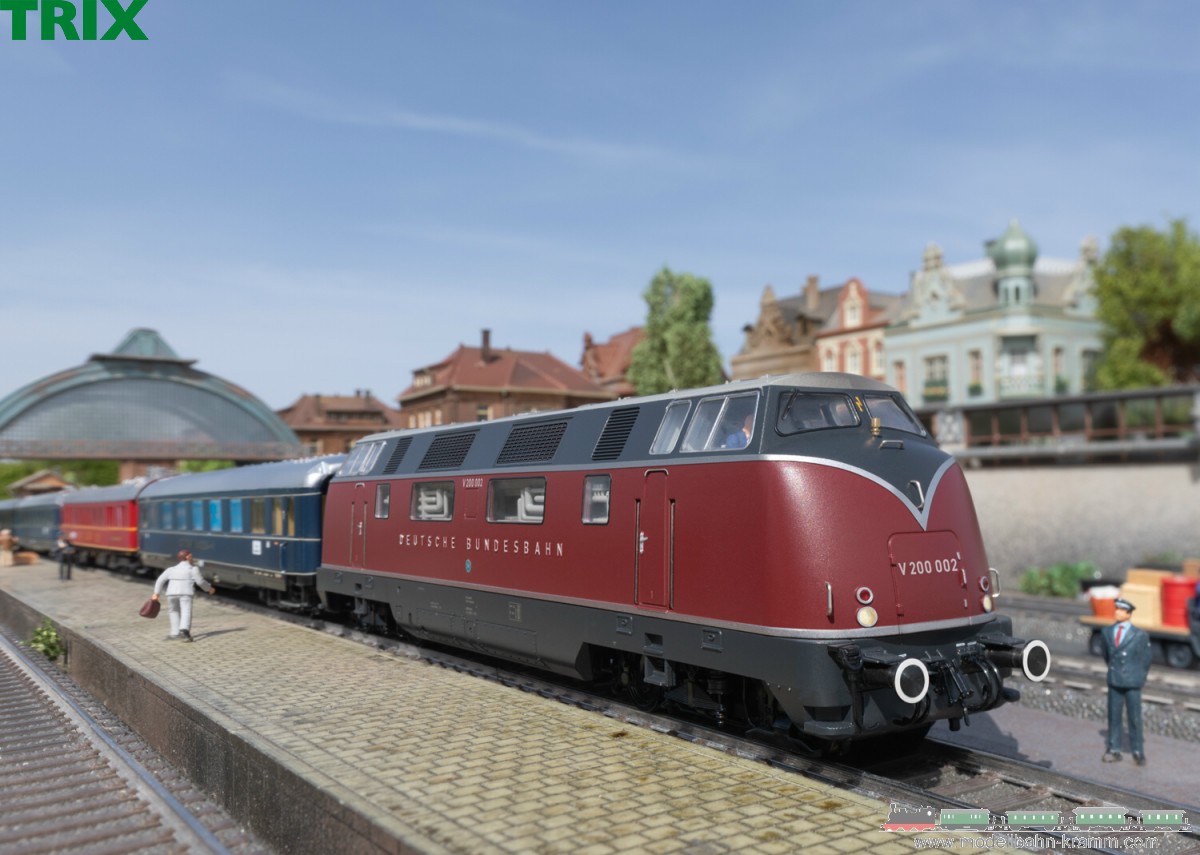 TRIX 25500, EAN 4028106255007: H0 DC Sound Diesellokomotive Baureihe V 200 DB