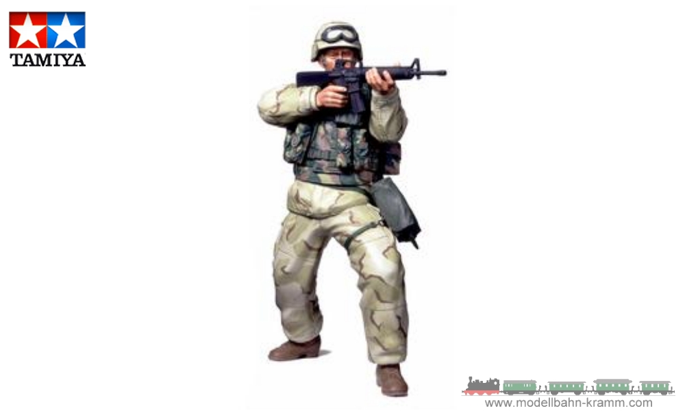 Tamiya 36308, EAN 4950344363087: 1:16 Kit, figure US Infantry soldier desert uniform.
