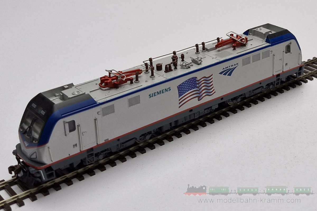 1A.Gebrauchtware 050.0067404.001, EAN 2000075661142: Bachmann H0 DC digital/sound 67404 E-Lok ACS-64 SIEMENS silber AMTRAK