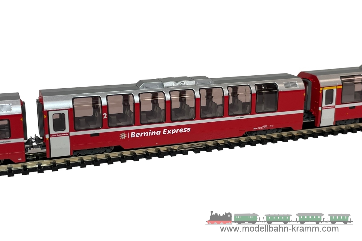 1A.second hand goods 450.7074056.001, EAN 2000075646835: Kato N 7074056 3-teiliges Ergänzungs-Set Bernina Express RhB