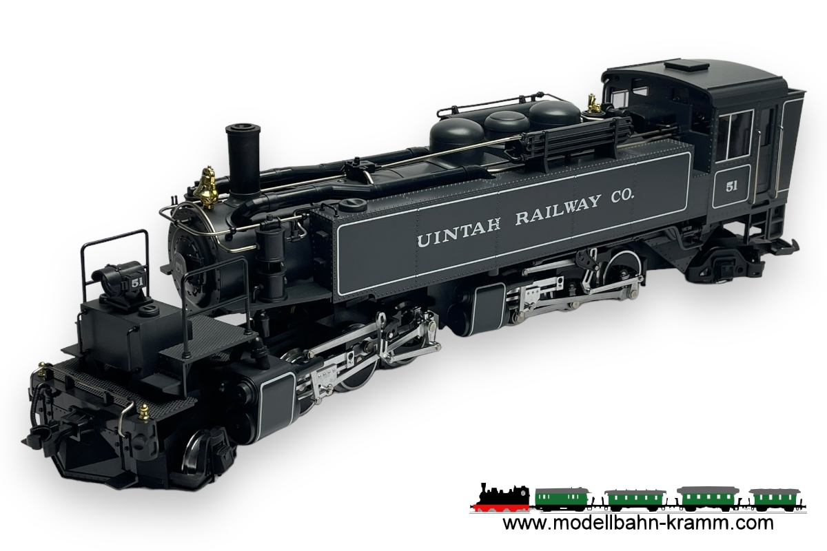 1A.Gebrauchtware 501.0020882.001, EAN 2000075662545: LGB G DC analog/sound 20882 Dampflok Mallet 51 Uintah Railway & Co US