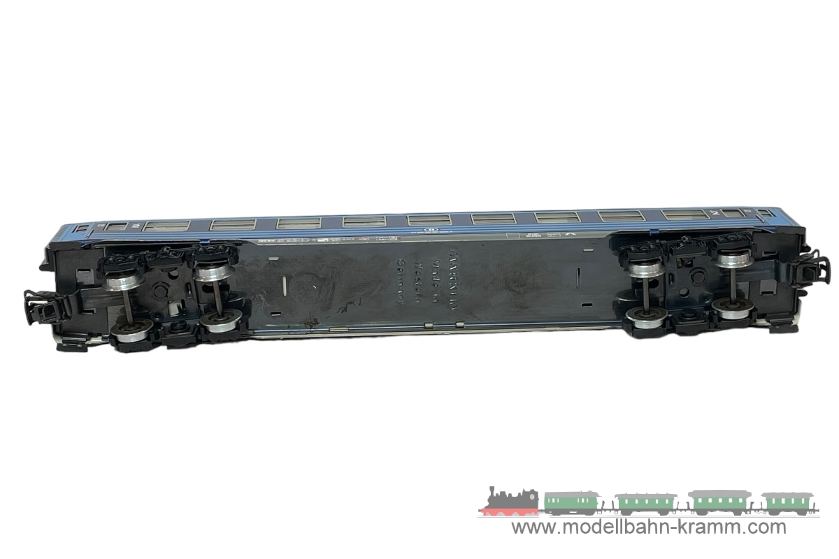 1A.Gebrauchtware 540.0004116.005, EAN 2000075669650: Märklin H0 AC 4116 Liegewagen 2 Klasse hellblau/blau SNCB