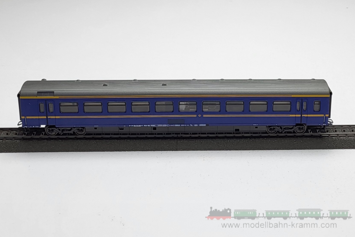 1A.Gebrauchtware 540.0004362.001, EAN 2000075656131: Märklin H0 AC 4362 Salonwagen Niederländischen Königshauses blau NS