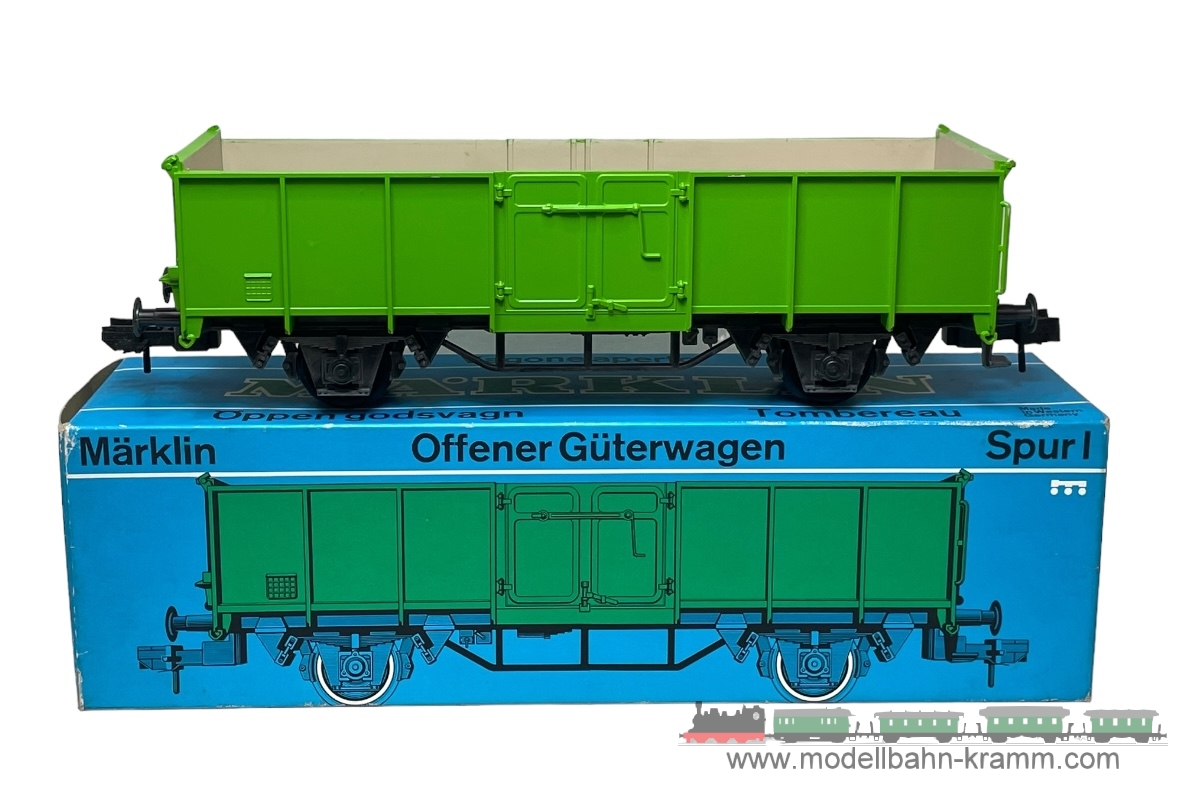 1A.Gebrauchtware 540.0005856.003, EAN 2000075662828: Märklin 1 Spur DC 5856 offener Güterwagen grün