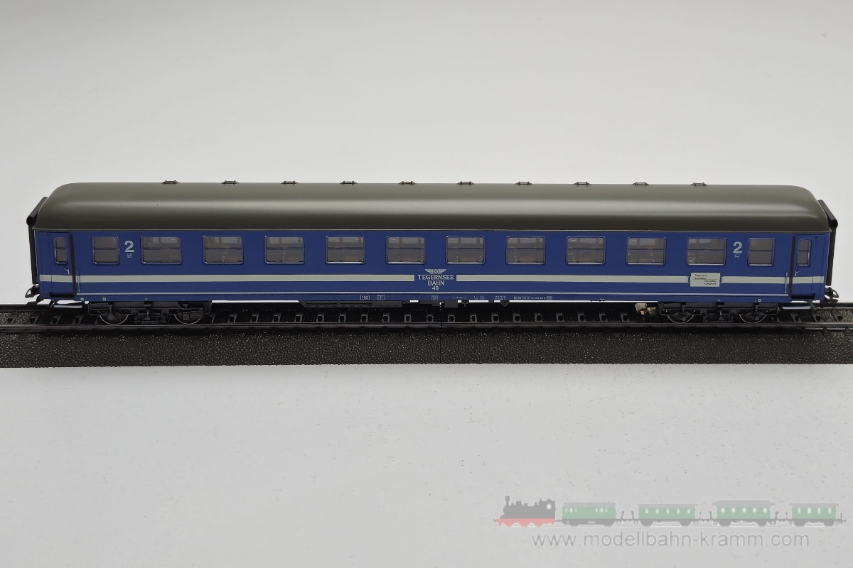 1A.second hand goods 540.0042892.002, EAN 2000075662163: Märklin H0 AC 42892 Wagen-Set 2-teilig weiß/blau Tegernseebahn