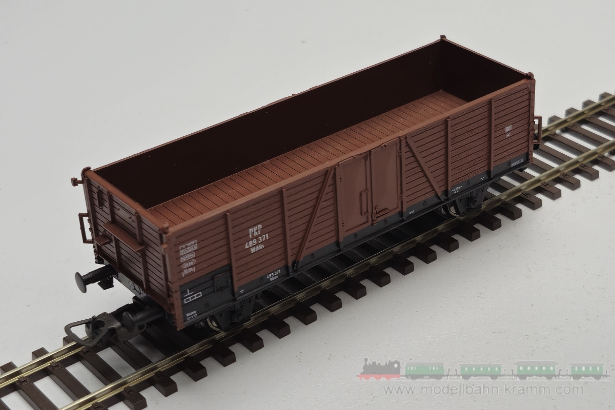 1A.Gebrauchtware 650.0058040.001, EAN 2000075664365: Piko H0 DC 58040 offener Güterwagen Wddo 2-achsig braun PKP