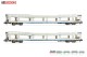 Arnold 4351, EAN 5055286683787: RENFE, 2-unit set DDMA autotransporter, white livery, period V