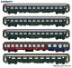 L.S. Models 97032AC, EAN 4250528620921: H0 AC 5-teilig Set Personenwagen D568