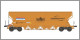 NME Nürnberger Modell-Eisenbahn 511667, EAN 4260365917160: H0 AC Getreidewagen Interfracht