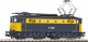 Piko 51378, EAN 4015615513780: Electric locomotive Rh 1100 of the NS, era IV, yellow-grey