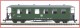 Bemo 3020810, EAN 2000075255600: H0e DC DR Personenwagen 2. Klasse