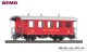Bemo 3239280, EAN 2000003486335: H0m DC DFB Personenwagen 2. Klasse, V